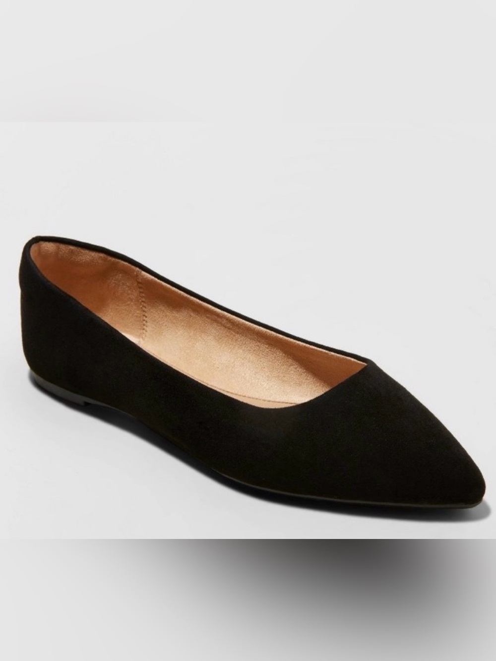 🆕 A New Day - Corinna Flats - 6.5 Classic Black Pointed Toe Women's Ballet Flat